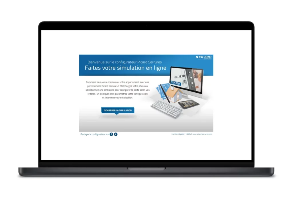 Simulateur pour configurer sa porte blindée sur-mesure