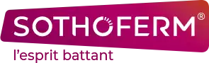 Logo de sothoferm, spécialiste des volets roulants, persiennes et battants, marque partenaire de Pontacq Larregain